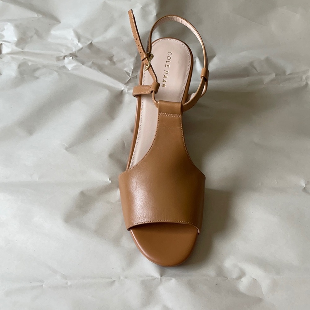 Cole Haan  wedge sandal open toe size 10 New N/T